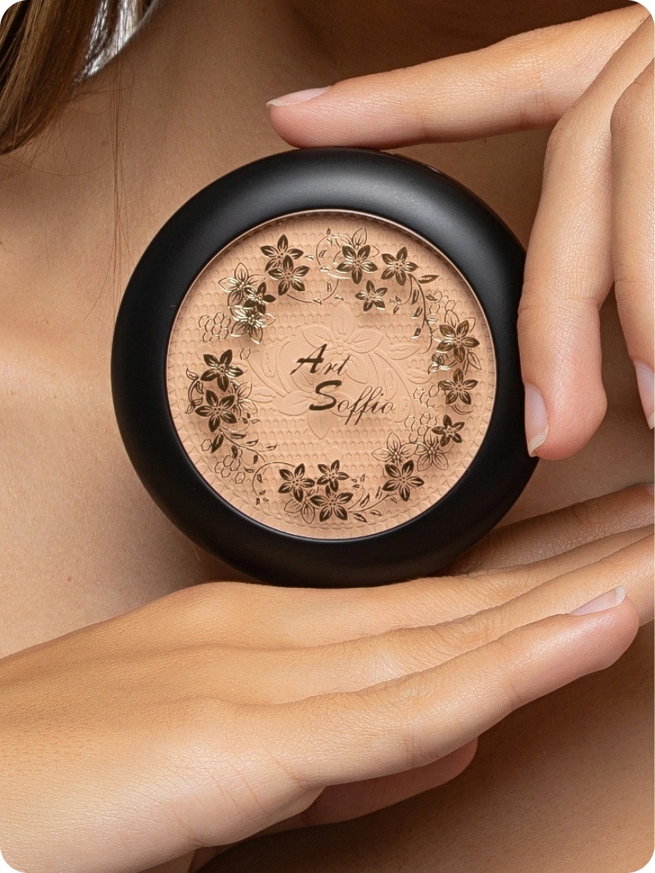 Компактная шелковая пудра VELETTA ROMANTICA